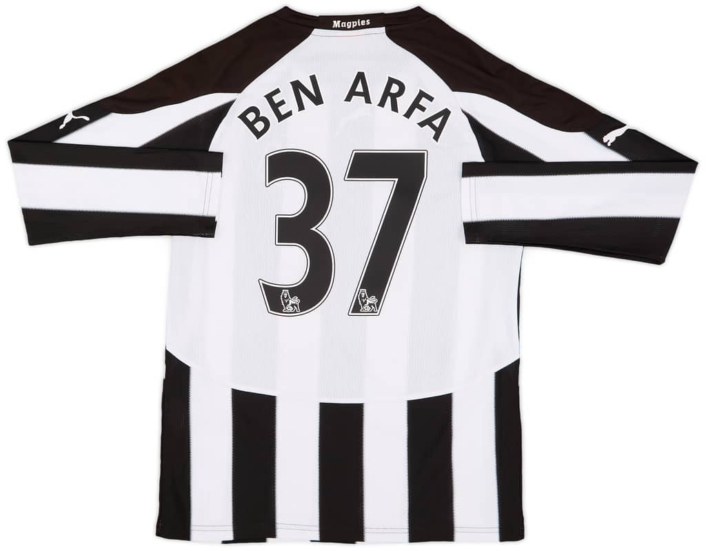 2010-11 Newcastle Home L/S Shirt Ben Arfa #37 - 6/10 - (S)