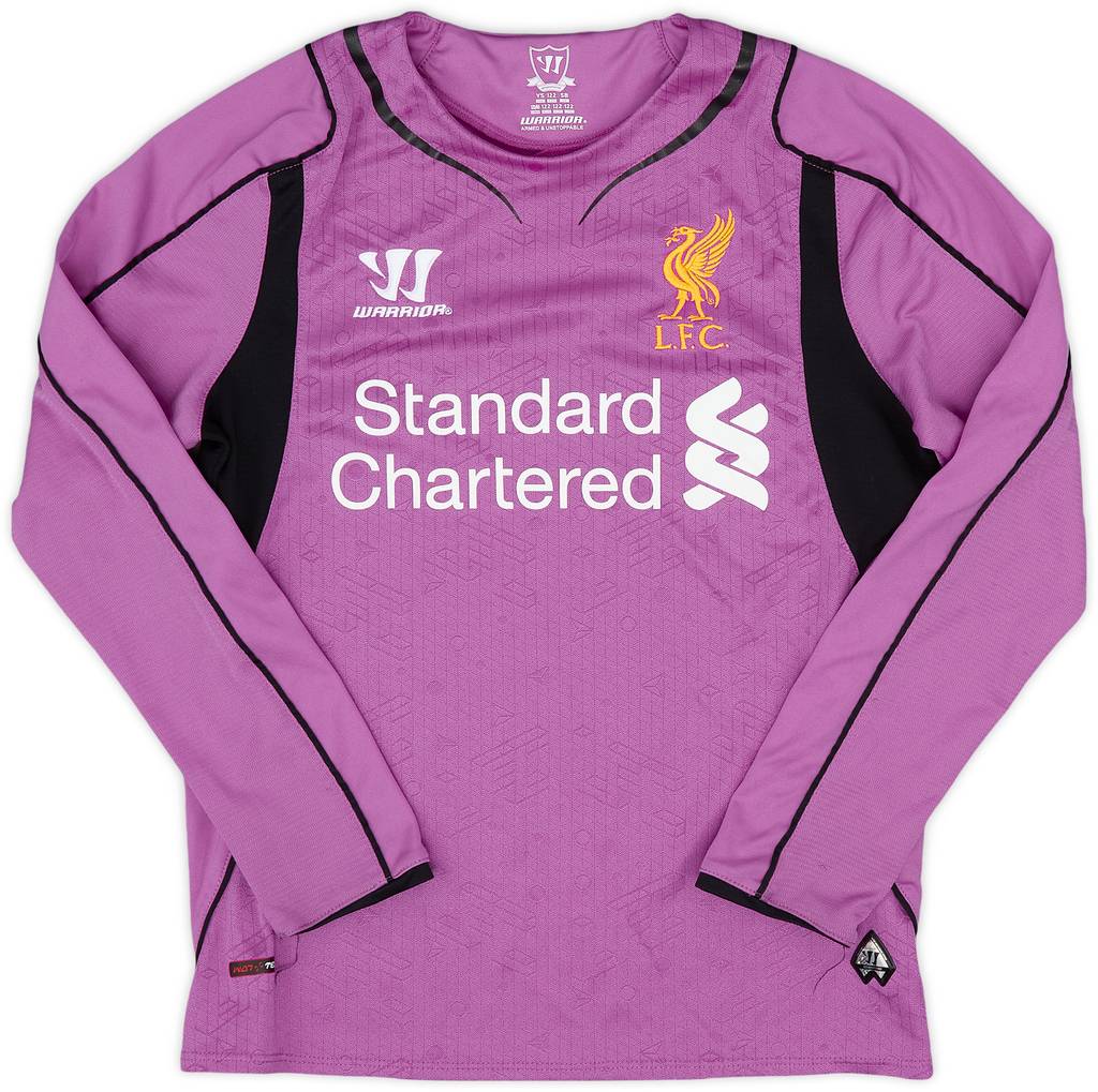 2014-15 Liverpool GK Shirt - 9/10 - (S.Boys)