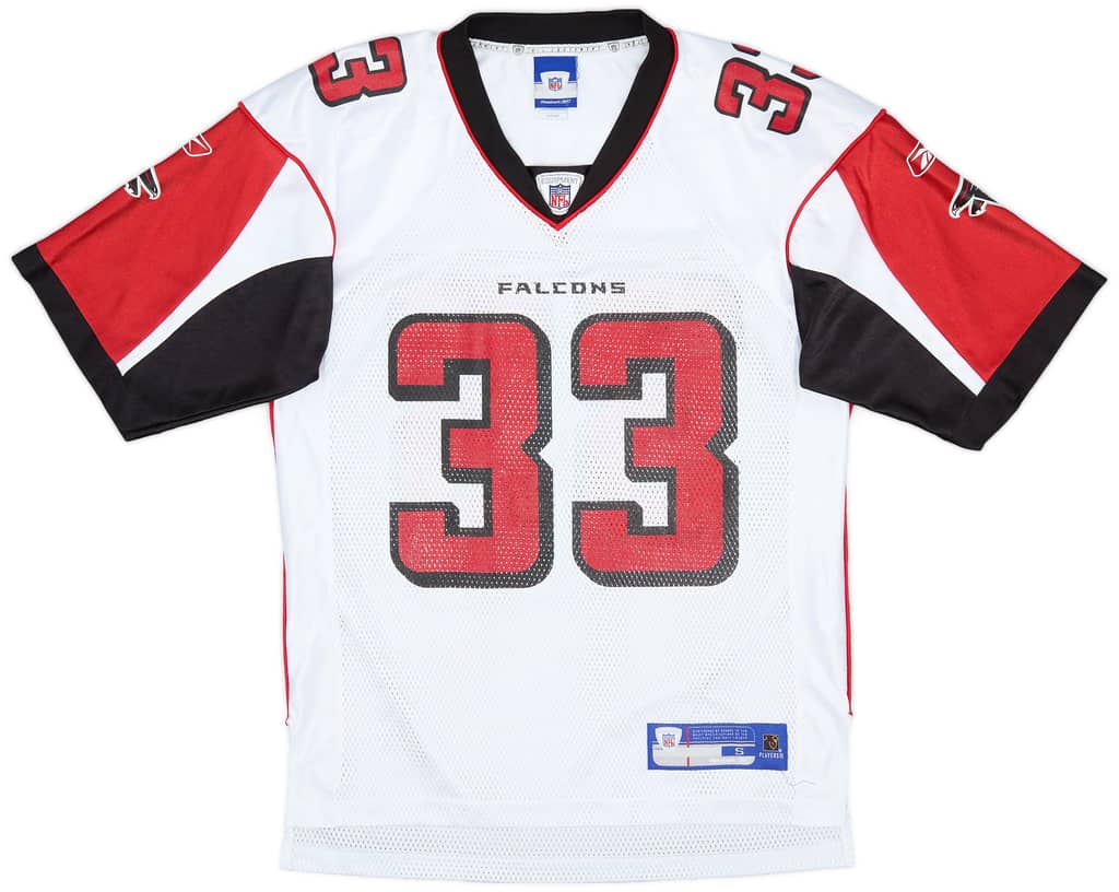 2008 Atlanta Falcons Turner #33 Reebok On Field Away Jersey (Very Good) S