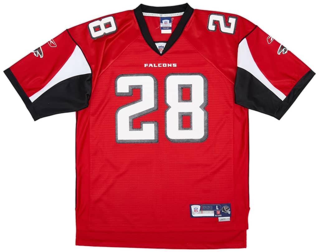 2007 Atlanta Falcons Dunn #28 Reebok Premier Home Jersey (Very Good) L