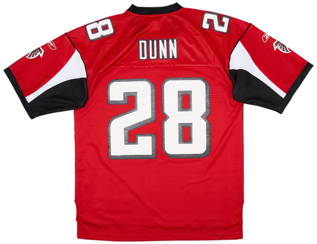 2007 Atlanta Falcons Dunn #28 Reebok Premier Home Jersey (Very Good) L