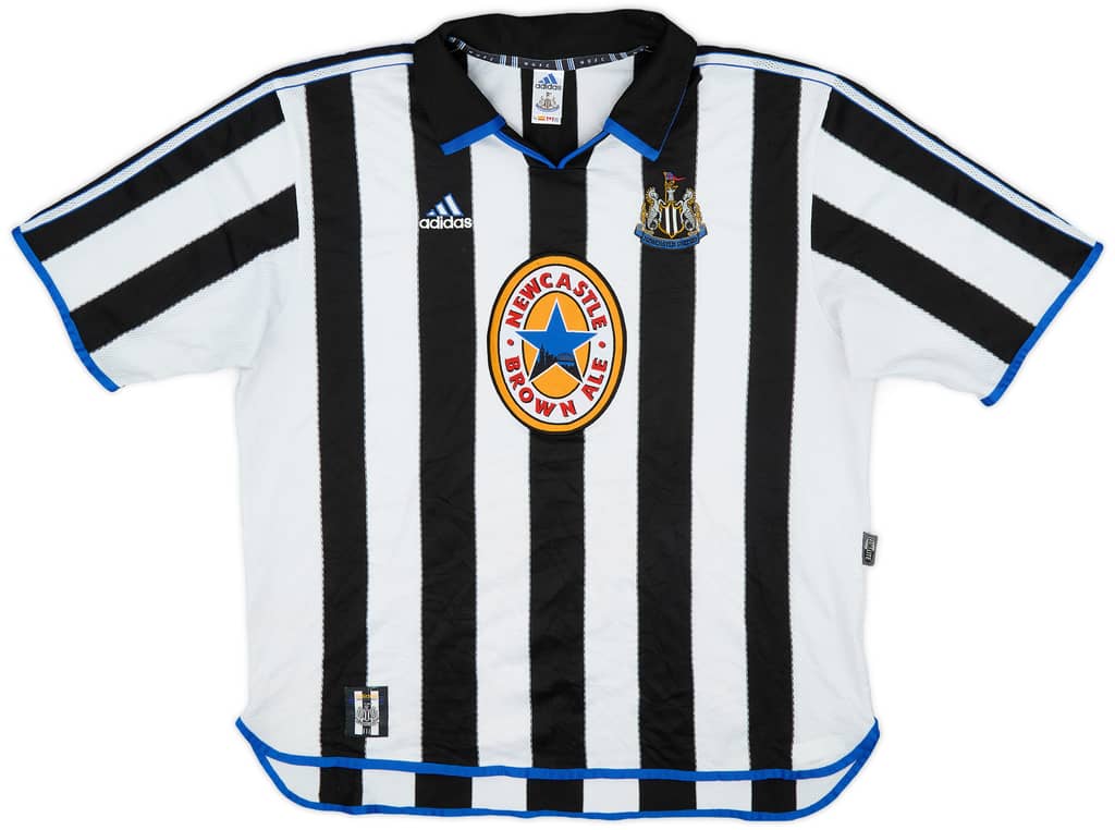 1999-00 Newcastle Home Shirt Shearer #9 - 6/10 - (XXL)