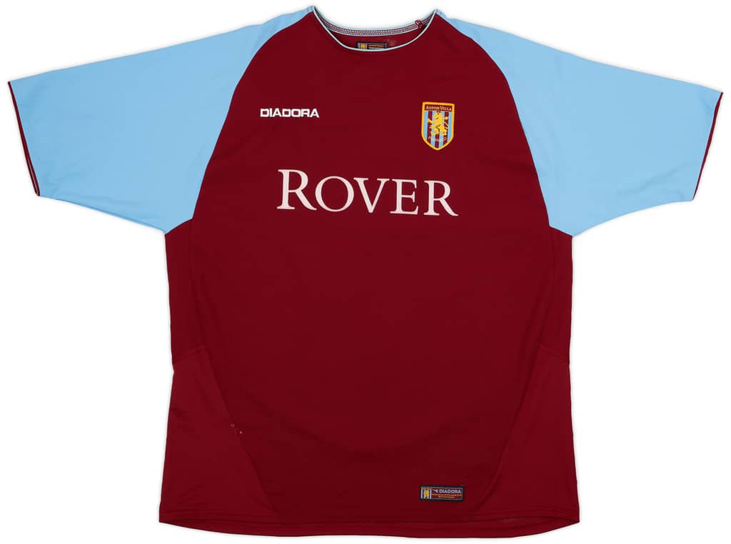 2003-04 Aston Villa Home Shirt Hadji #20 - 7/10 - (XL)