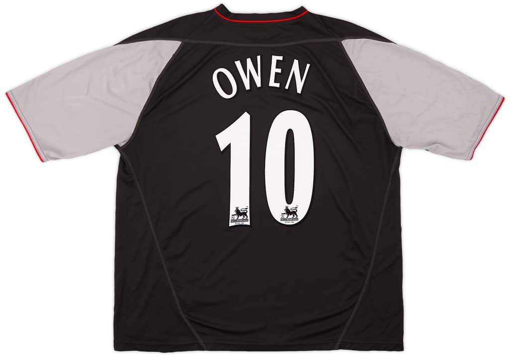2002-04 Liverpool Away Shirt Owen #10 - 9/10 - (XL)