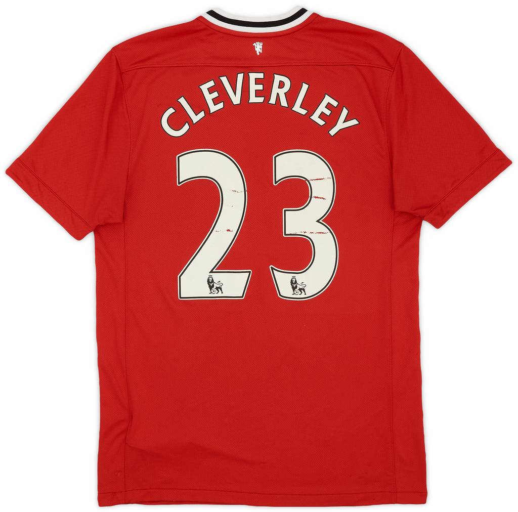 2011-12 Manchester United Home Shirt Cleverley #23 - 5/10 - (M)