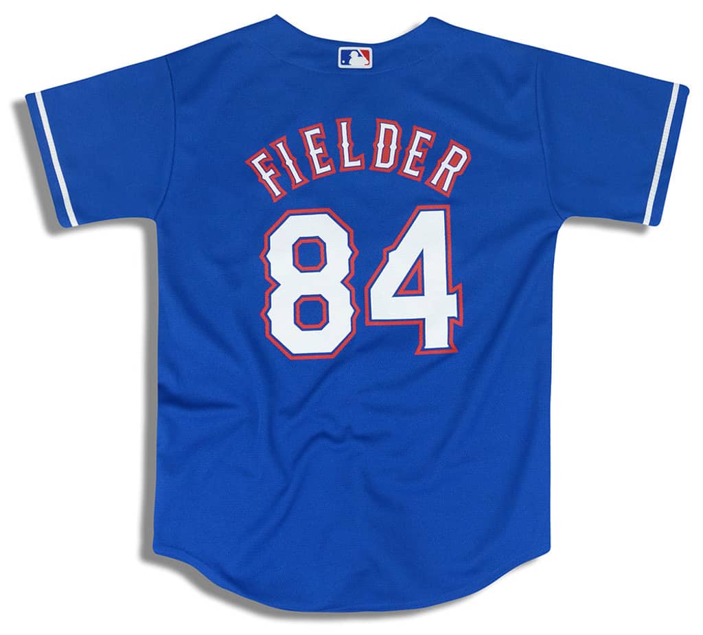 2014-15 Texas Rangers Fielder #84 Majestic Cool Base Jersey (Alternate) Y
