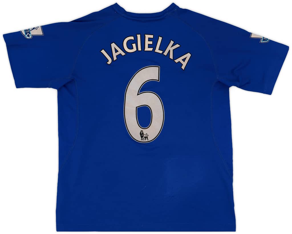 2010-11 Everton Home Shirt Jagielka #6 - 6/10 - (L)