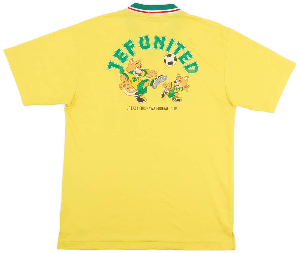 1993 JEF United Asics Player Issue Training Shirt #43 - 7/10 - (L)