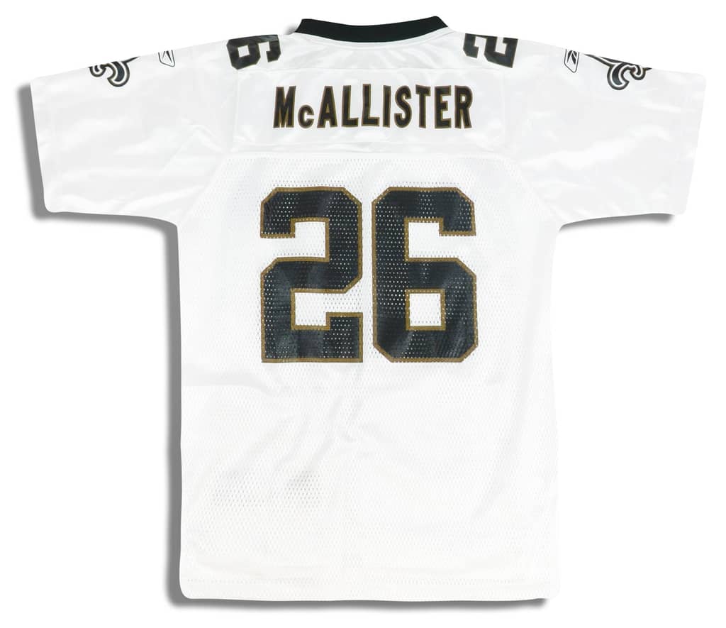 2007 New Orleans Saints McAllister #26 Reebok On Field Jersey (Away) Y