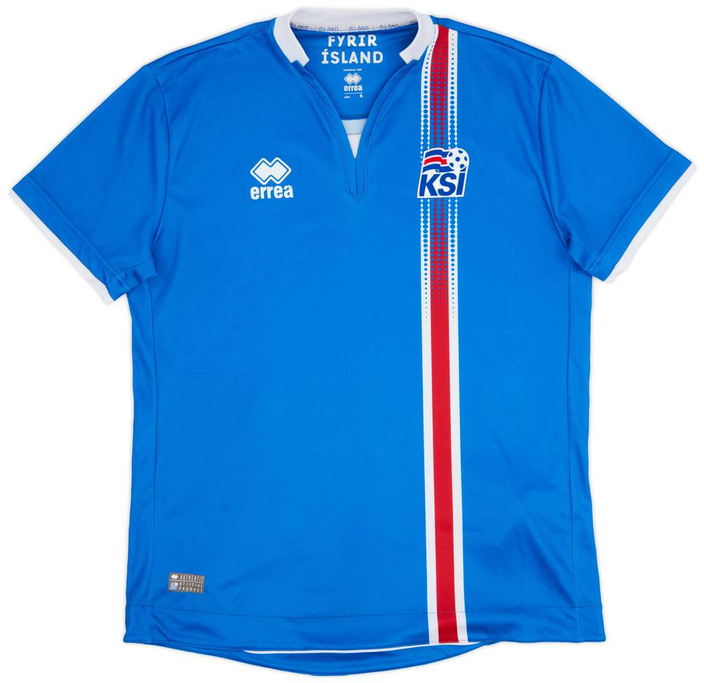 2016-18 Iceland Home Shirt - 9/10 - (S)