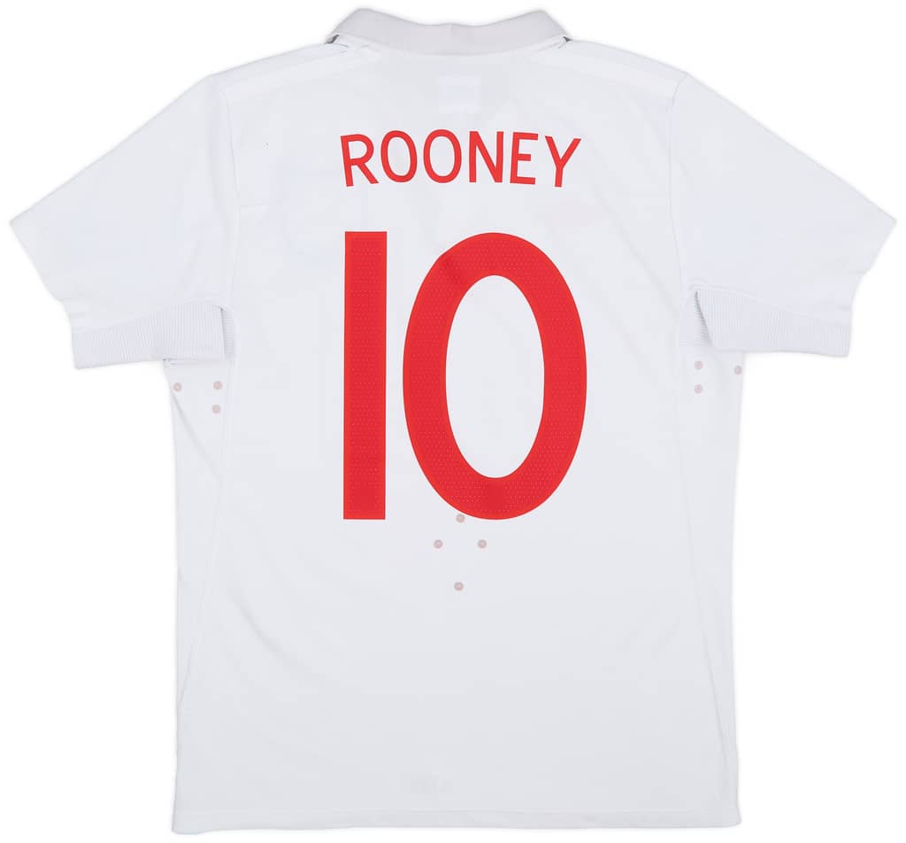 2009-10 England Home Shirt Rooney #10 - 6/10 - (M)