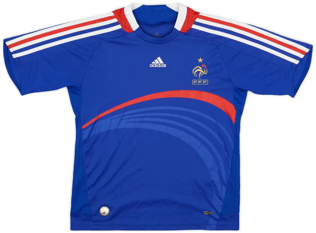 2007-08 France Home Shirt - 6/10 - (M.Boys)