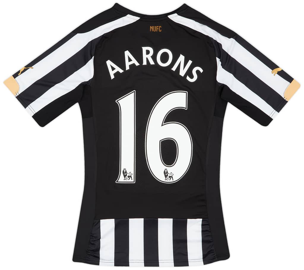 2014-15 Newcastle Authentic (ACTV Fit) Home Shirt Aarons #16 (L)