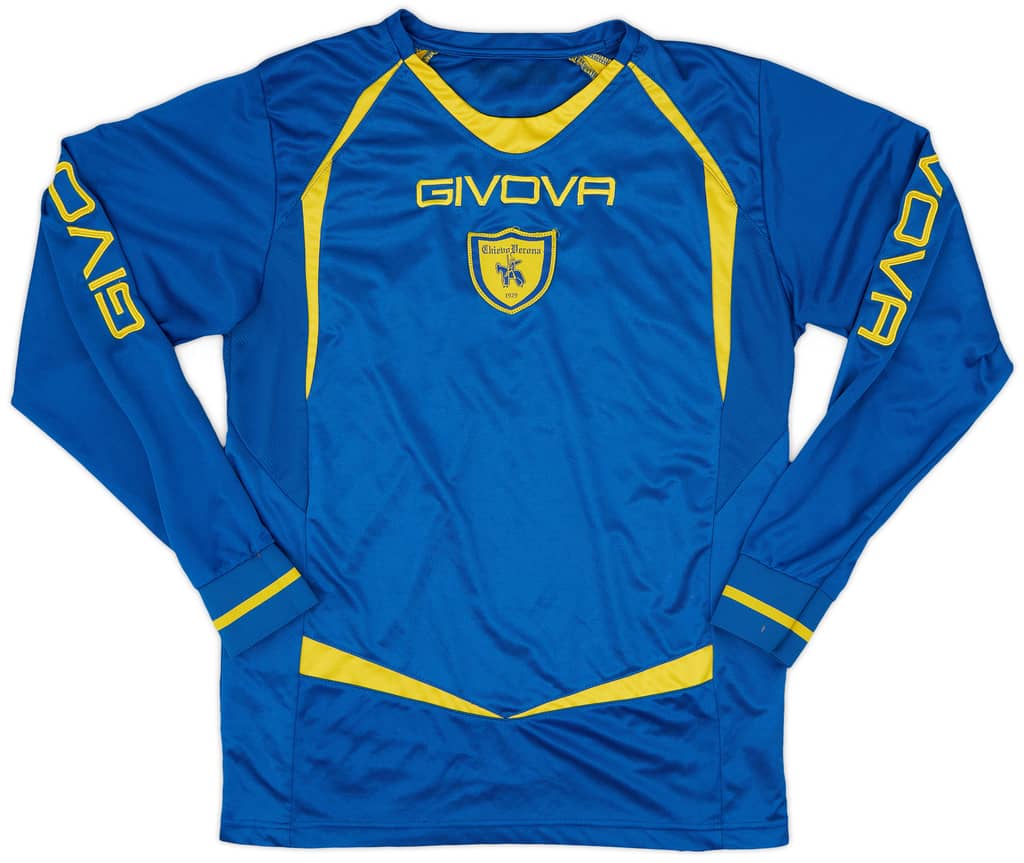 2009-10 Chievo Verona Givova Training L/S Shirt - 8/10 - (L)