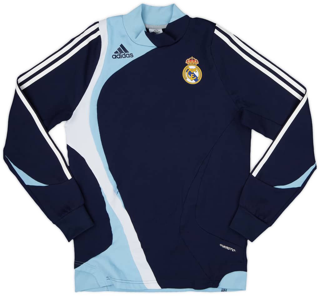 2006-07 Real Madrid adidas Drill Top - 8/10 - (S)