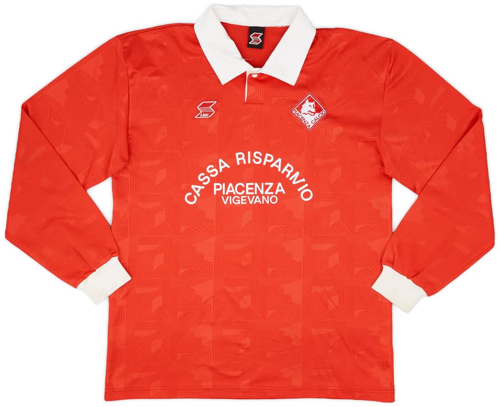 1992-93 Piacenza Home L/S Shirt - 9/10 - (XL)