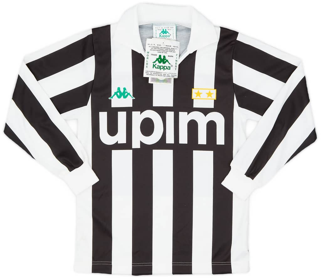 1991-92 Juventus Basic Home L/S Shirt (S.Boys)