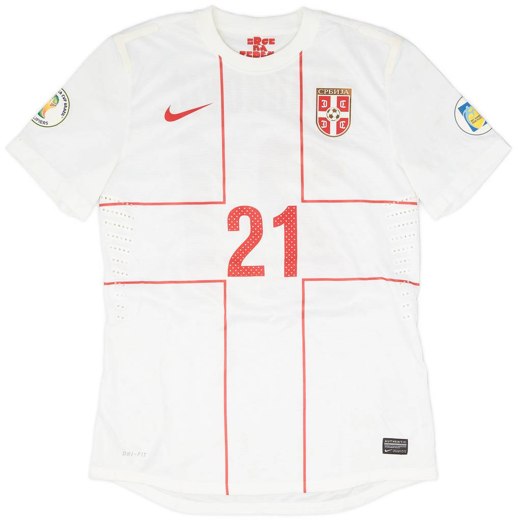 2013 Serbia World Cup Match Issue Away Marković #21