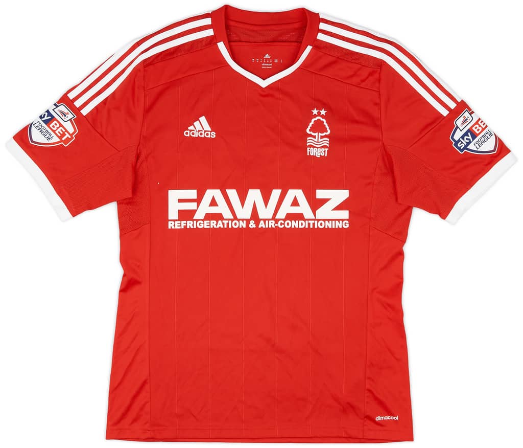 2014-15 Nottingham Forest Match Issue Home Shirt Vaughan #24