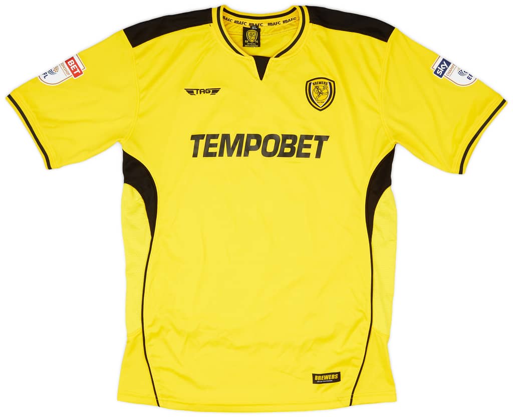 2016-17 Burton Albion Match Issue Home Shirt Turner #6