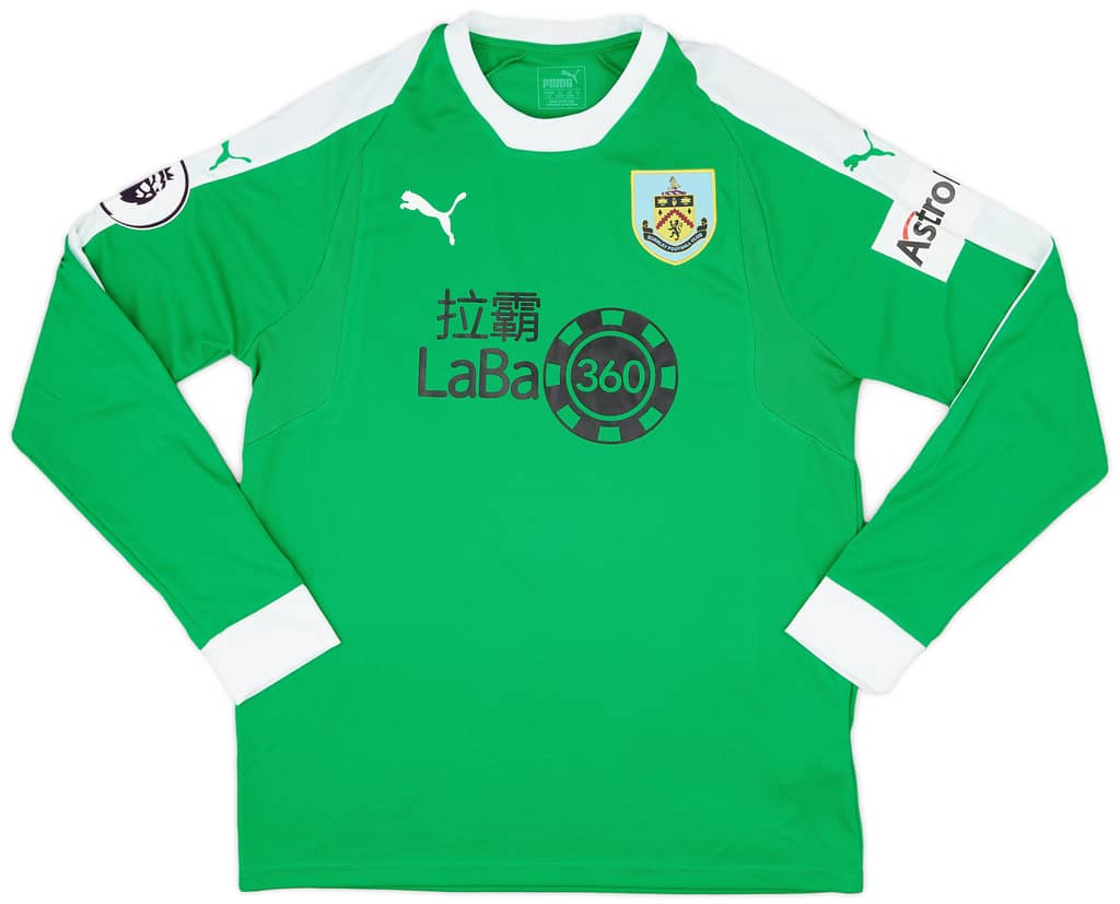 2018-19 Burnley Match Issue GK Shirt Heaton #1