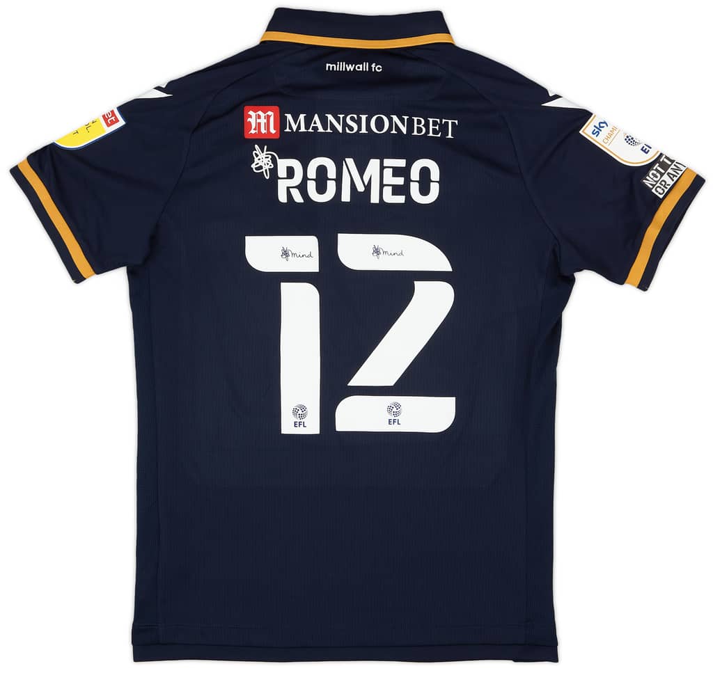 2021-22 Millwall Match Issue Home Shirt Romeo #12