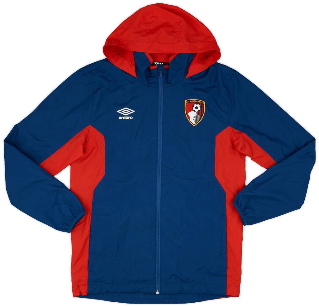 2017-18 Bournemouth Umbro Hooded Rain Jacket - 9/10 - (M)