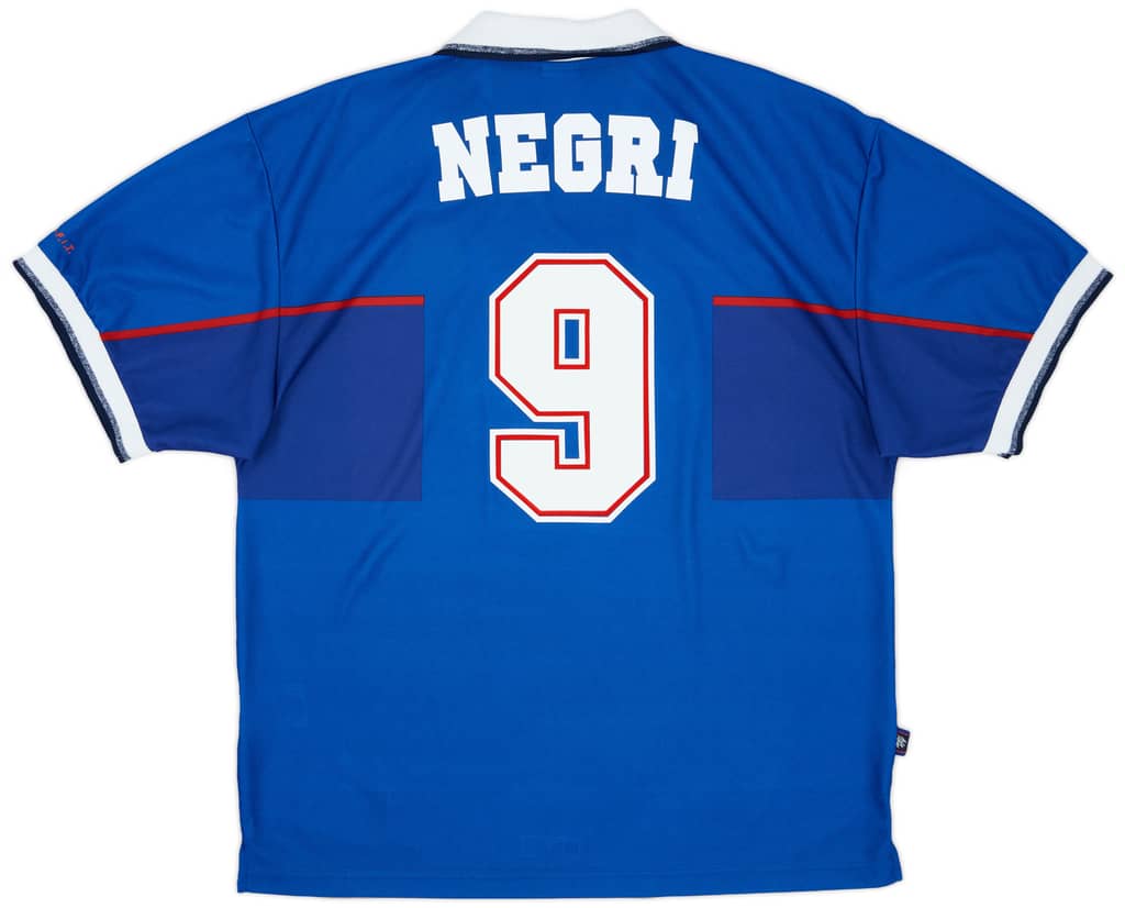 1997-99 Rangers Home Shirt Negri #9 - 8/10 - (XL)