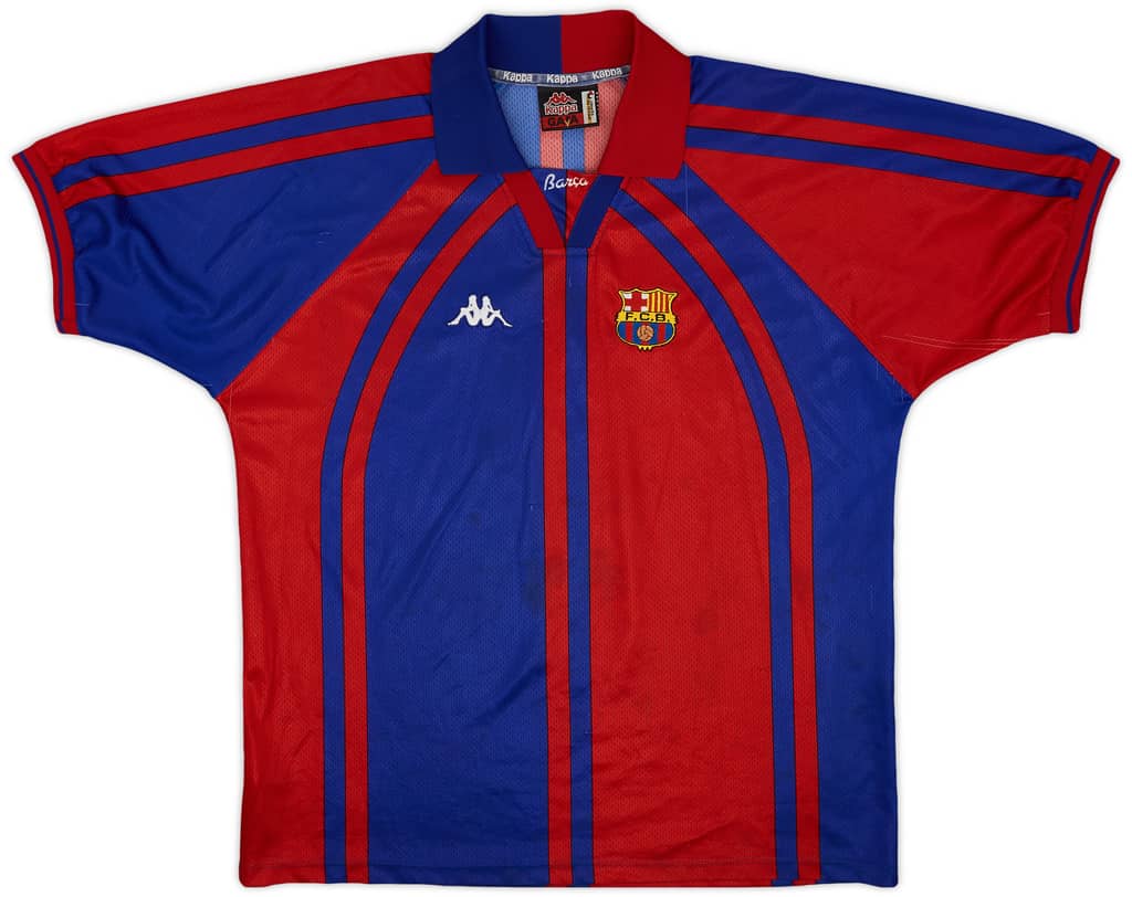 1997-98 Barcelona European Home Shirt - 6/10 - (L)