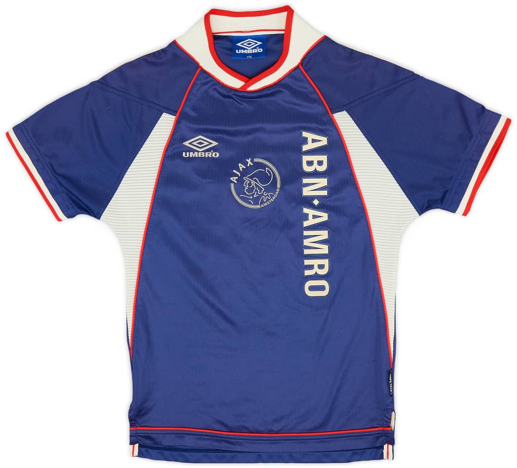 1999-00 Ajax Away Shirt Machlas #9 - 7/10 - (XL.Boys)