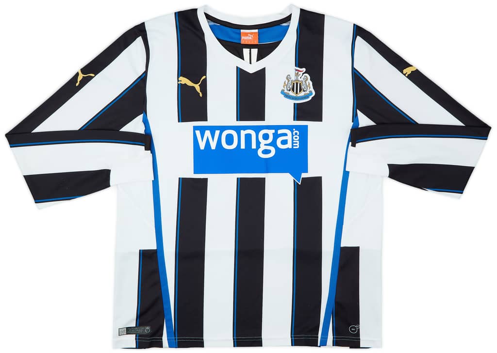 2013-14 Newcastle Home L/S Shirt Jonas #18 - 8/10 - (M)