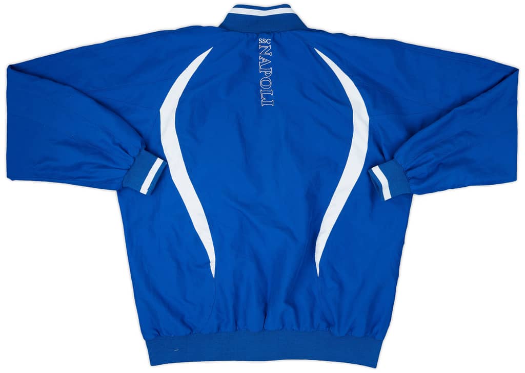 2009-10 Napoli Macron Track Jacket - 9/10 - (XL)