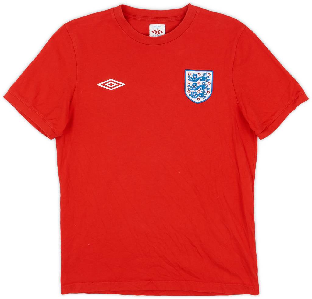 2010-11 England Umbro Cotton Tee - 9/10 - (M)