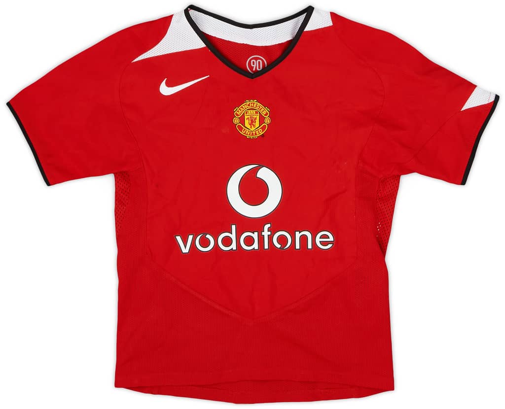 2004-06 Manchester United Home Shirt - 7/10 - (6-7 Years)