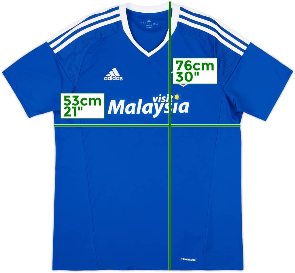 2016-17 Cardiff Home Shirt - 9/10 - (L)