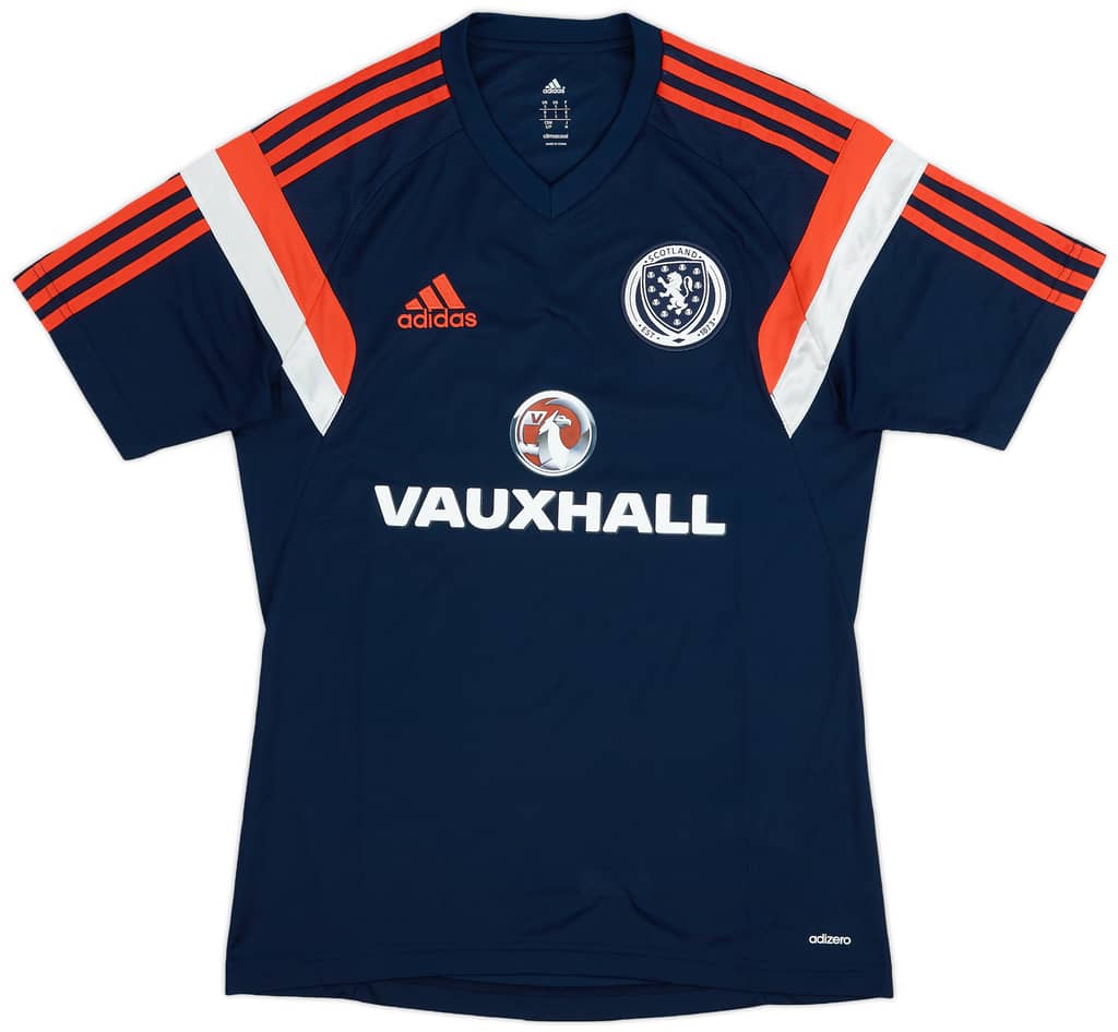 2014-15 Scotland adidas Training Shirt - 9/10 - (S)