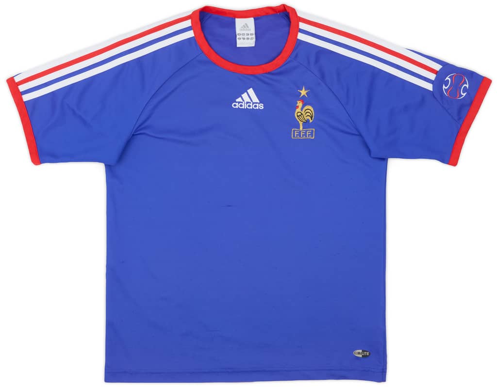 2004-06 France adidas Training Shirt - 7/10 - (S)