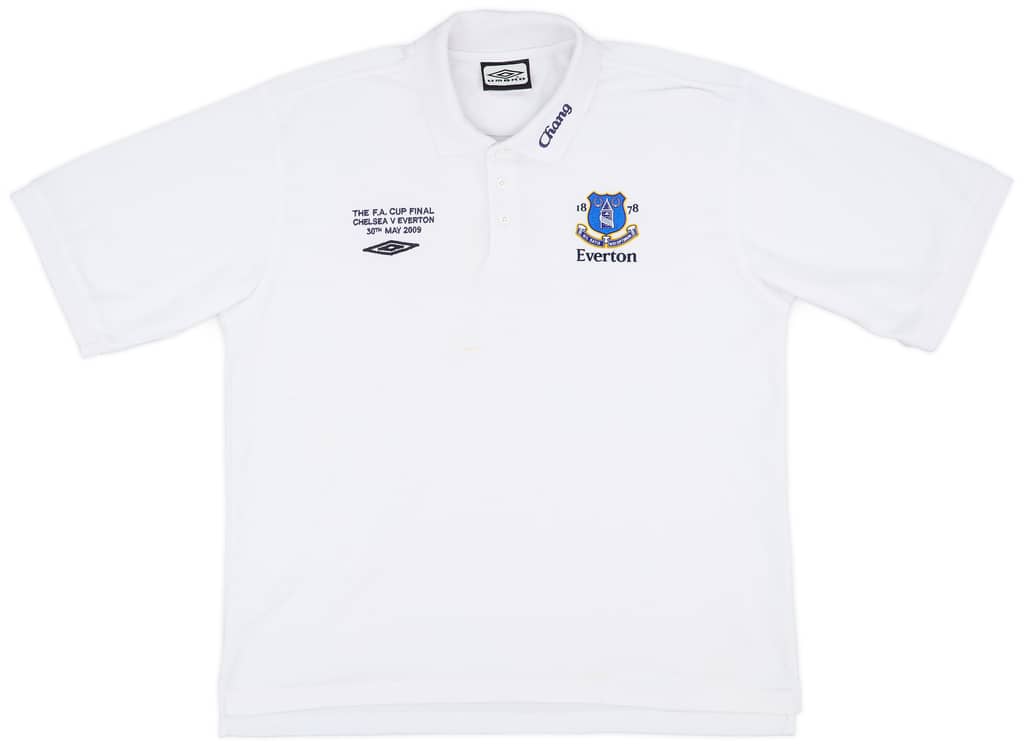2008-09 Everton Umbro 'Cup Final' Polo Shirt - 6/10 - (L)