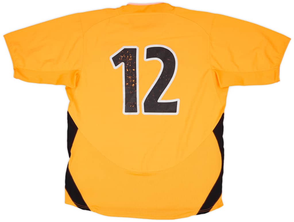 2003-04 Valencia Match Issue Away Shirt #12