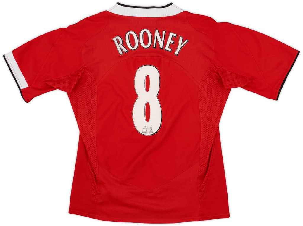 2004-06 Manchester United Home Shirt Rooney #8 - 5/10 - (S)