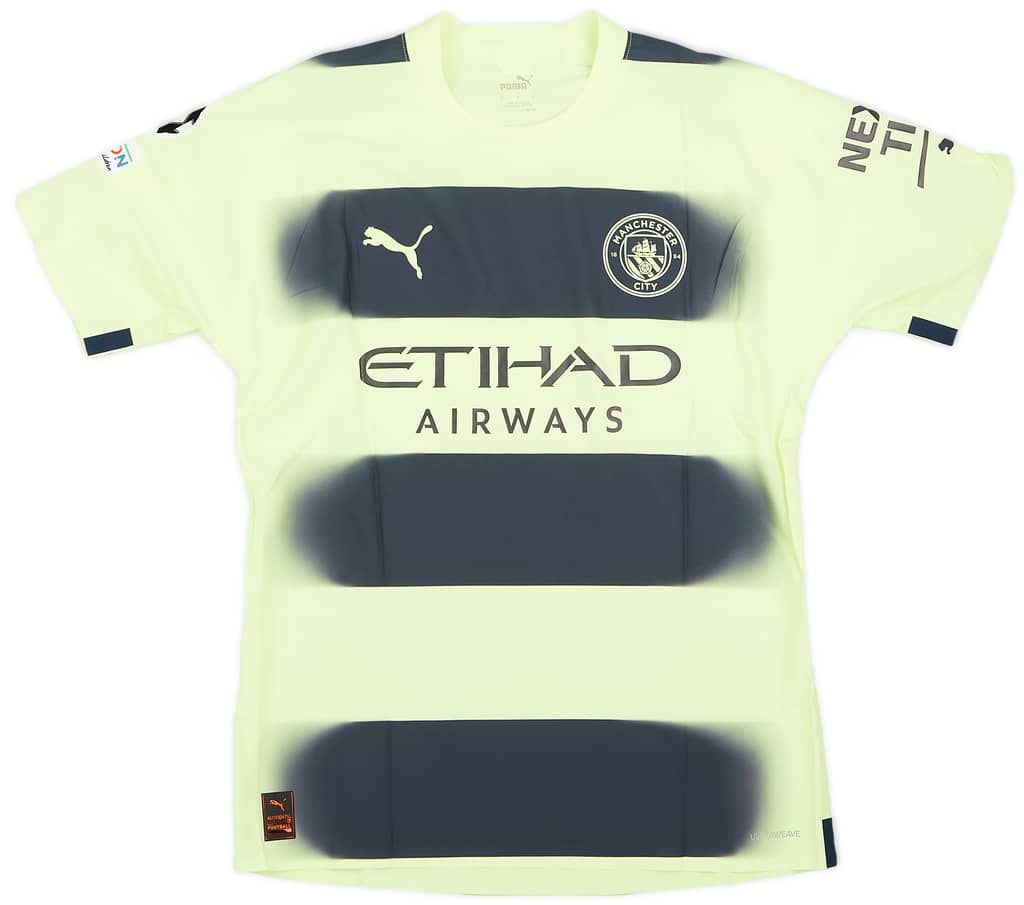 2022-23 Manchester City Match Issue Champions League Third Shirt Sergio Gomez #21