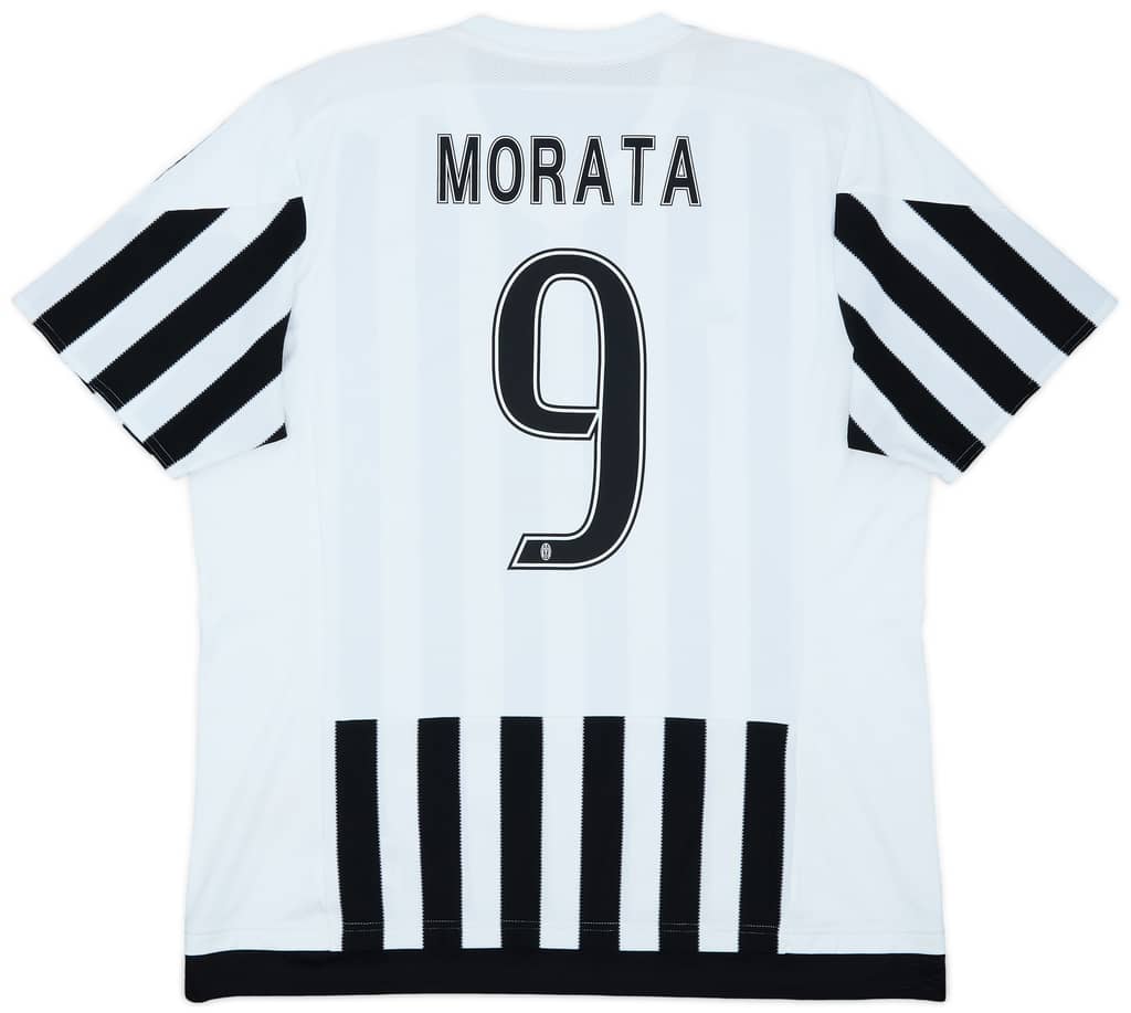 2015-16 Juventus Home Shirt Morata #9 - 9/10 - (XL)
