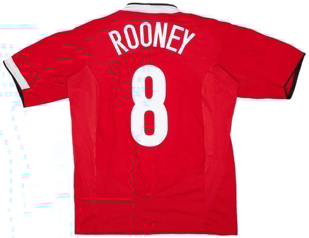 2004-06 Manchester United Home Shirt Rooney #8 - 6/10 - (L)