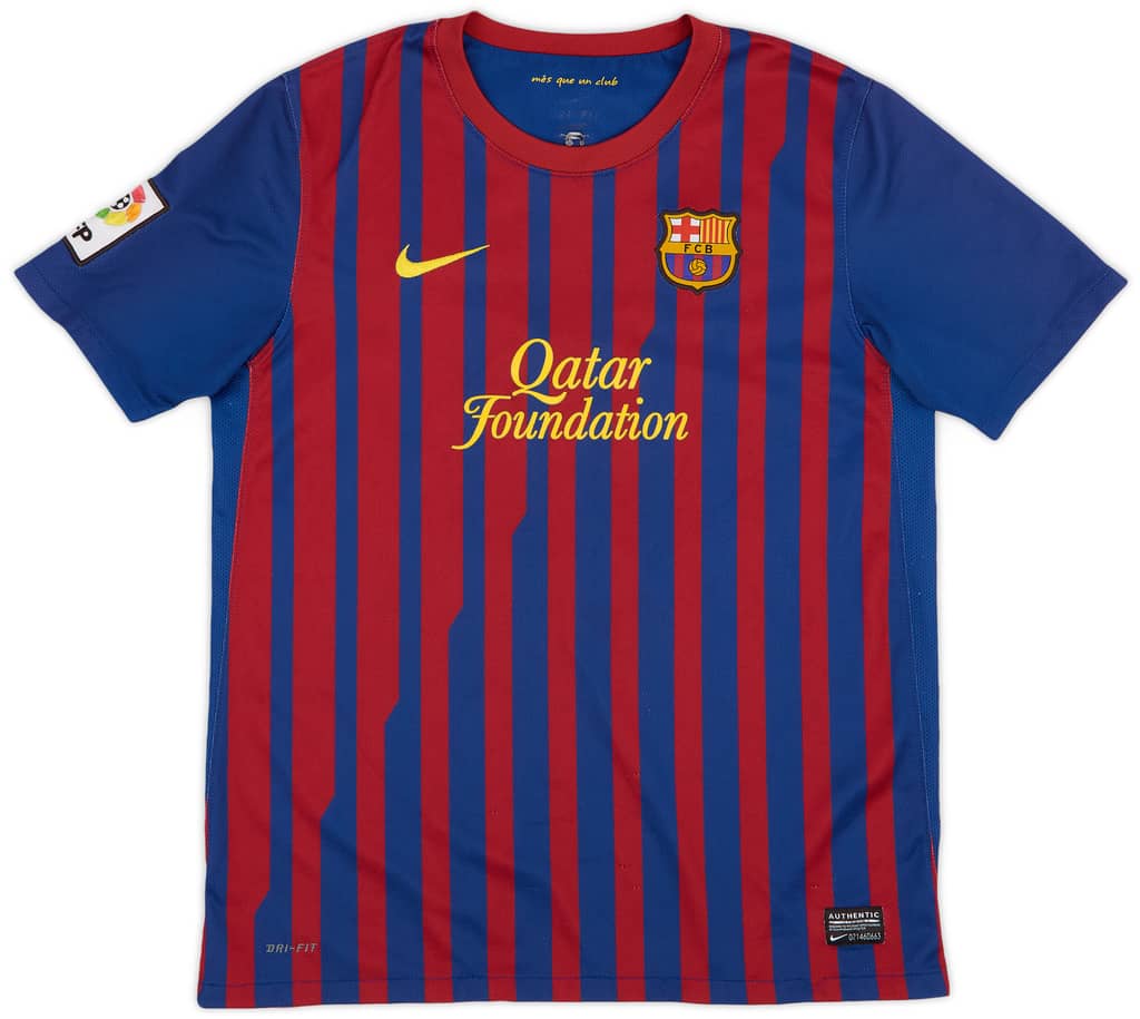2011-12 Barcelona Home Shirt - 5/10 - (XL.Boys)