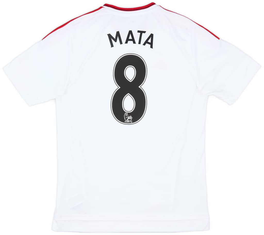 2015-16 Manchester United Away Shirt Mata #8 - 9/10 - (M)