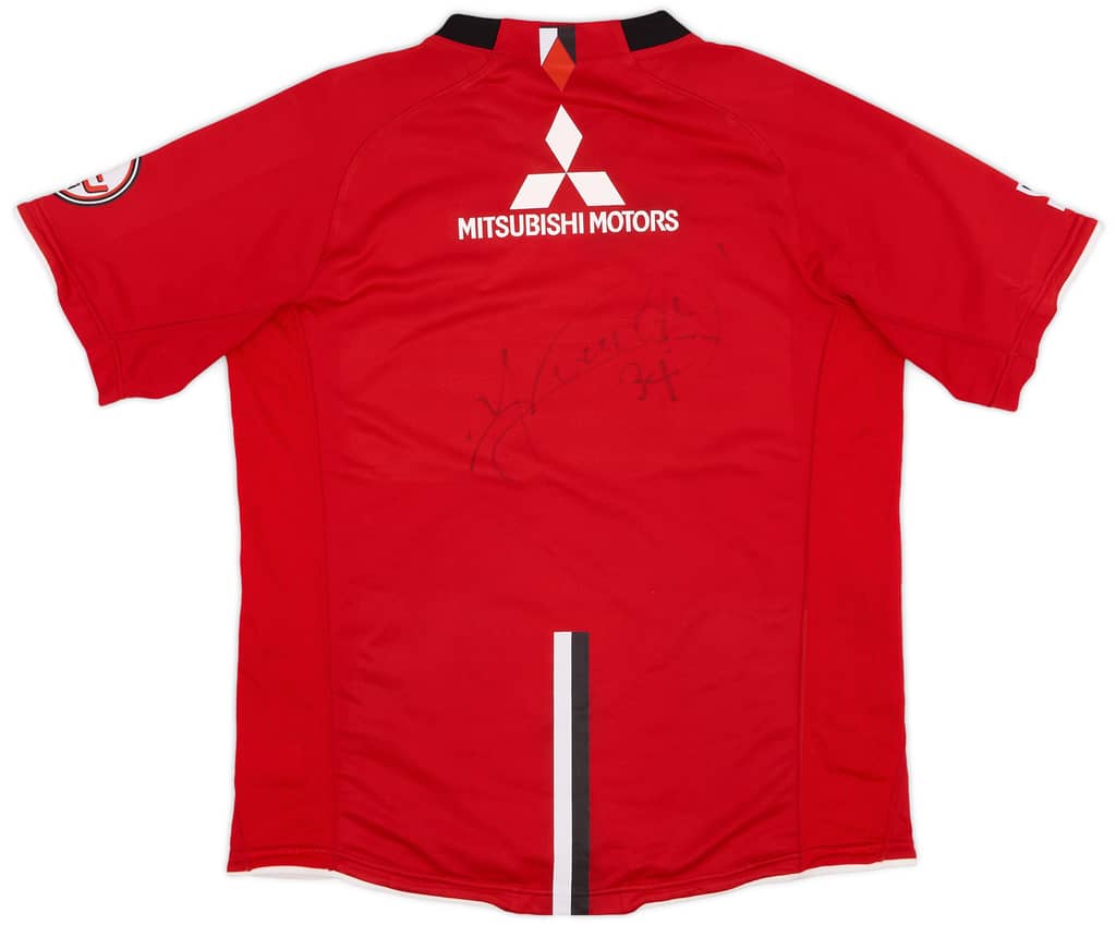 2008 Urawa Red Diamonds Signed Home Shirt - 6/10 - (L)