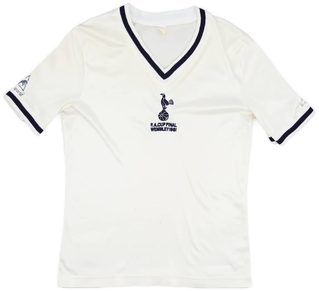 1980-82 Tottenham 'FA Cup Final' Home Shirt - 7/10 - (M)