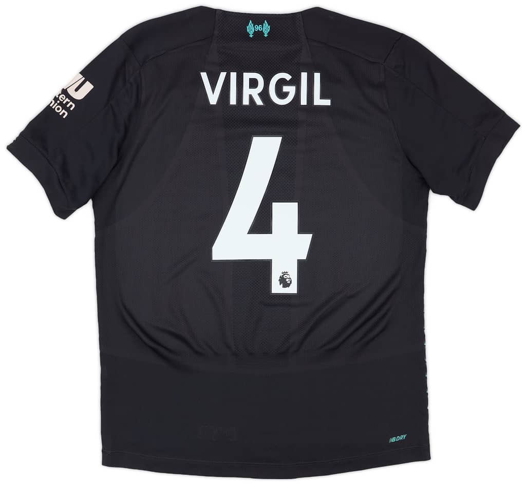 2019-20 Liverpool Third Shirt Virgil #4 - 6/10 - (S)