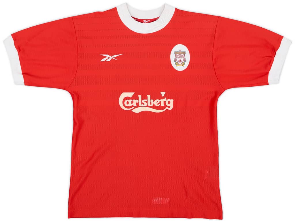 1998-00 Liverpool Home Shirt - 7/10 - (Y)