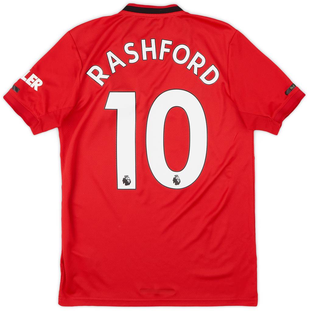 2019-20 Manchester United Home Shirt Rashford #10 - 6/10 - (S)